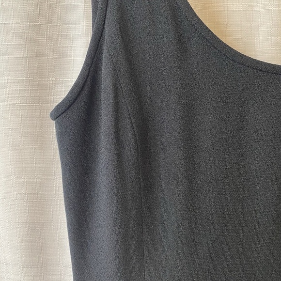 Vintage Ann Taylor black Tank dress low back Size 6 Lined - Picture 4 of 11
